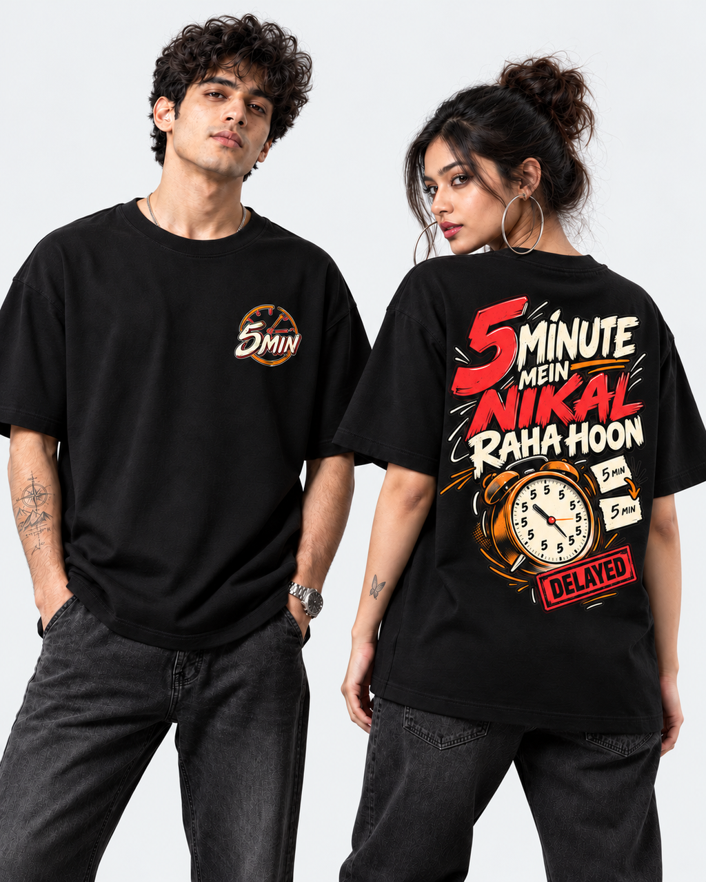 Unisex Oversized Classic T-Shirt | Kya Scene Hai?